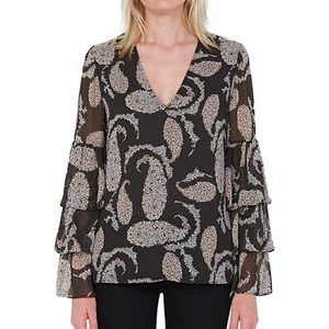 Bailey 44 Billing Paisley Bell Sleeve Top Small